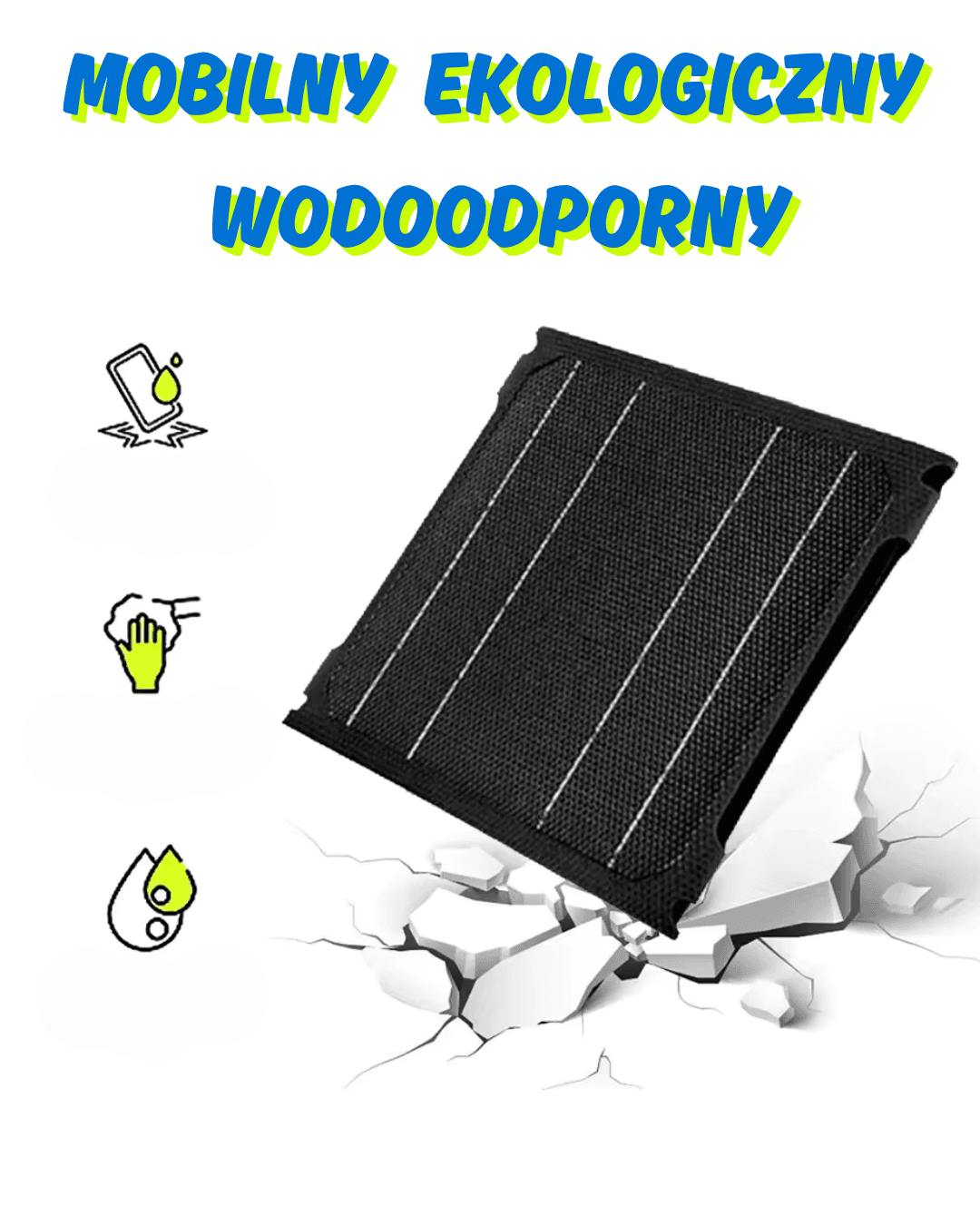 Przenośny Panel Słoneczny 30W/40W 5V, Składany, Wodoodporny IP67, Ładowarka Power Bank 🌞