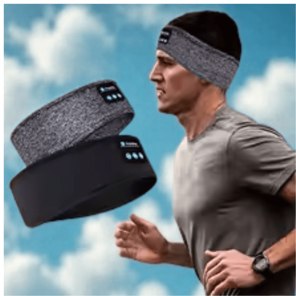 Bezprzewodowe Słuchawki Bluetooth z Opaską na Sen i Sport 🎧