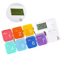 7-Dniowy Organizer na Leki Rano/Wieczór z Alarmem – Zdrowie pod Kontrolą!