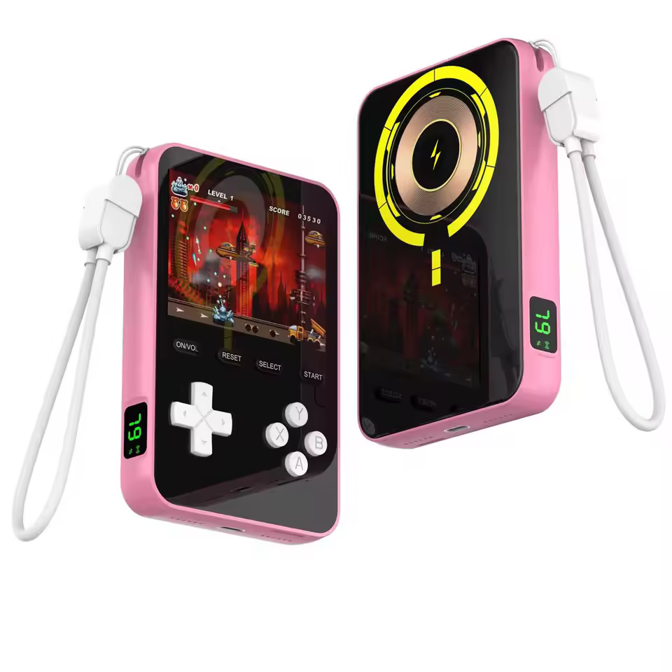 Konsola do gier 2w1 z Power Bankiem 20W i magnetyczną ładowarką 🕹️