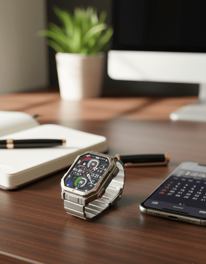 Smartwatch Męski z GPS i CHAT GPT – Przygoda bez Granic 2025!🌐