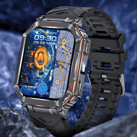 Smartwatch Męski z GPS i CHAT GPT – Przygoda bez Granic 2025!🌐