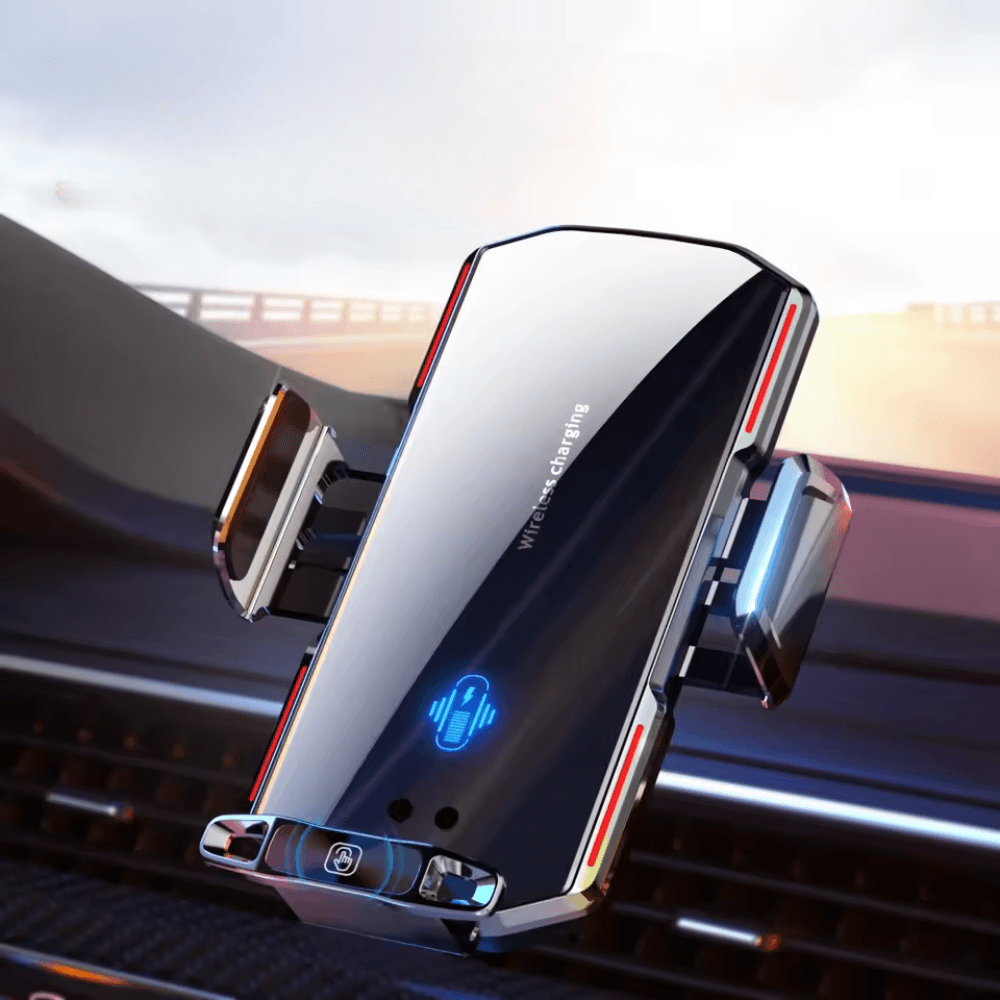 Bezprzewodowa Ładowarka Samochodowa z Uchwytem na Przyssawkę 🚗