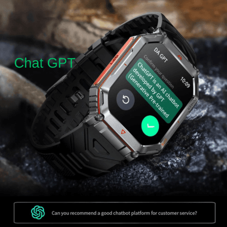 Smartwatch Męski z GPS i CHAT GPT – Przygoda bez Granic 2025!🌐