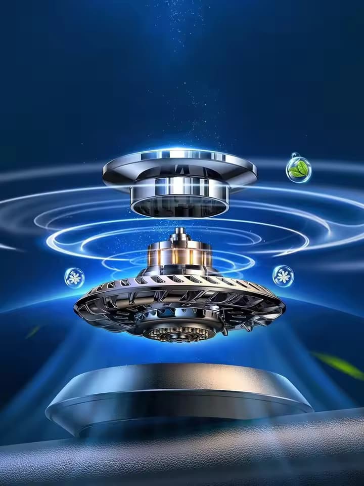 Solarny Nawilżacz Powietrza do Samochodu z Aromaterapią - Usuwa Nieprzyjemne Zapachy 🚗