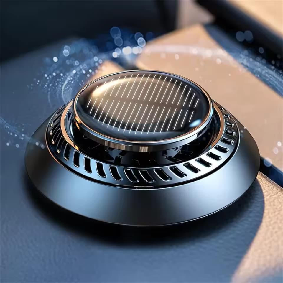 Solarny Nawilżacz Powietrza do Samochodu z Aromaterapią - Usuwa Nieprzyjemne Zapachy 🚗